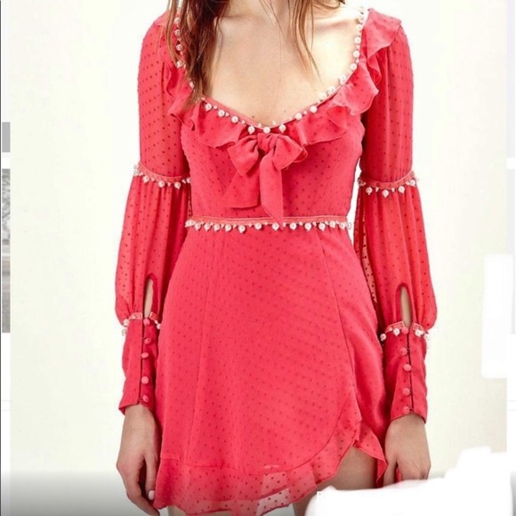 For love and lemons marquee mini dress size medium - Picture 2 of 16